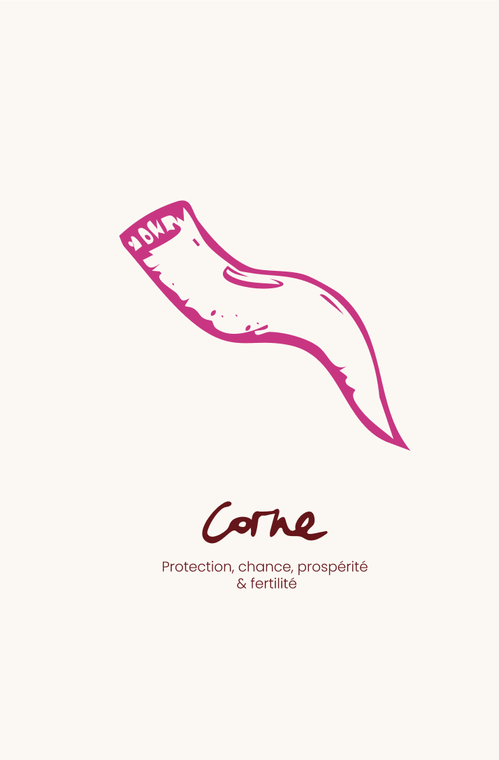 Corne : protection, chance, prospérité, et fertilité